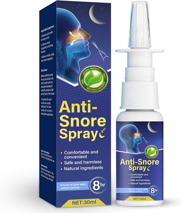 Itecfreely Anti Snoring Spray, Fast Snore Sto_Pper Helps Open The Throat & Air Passage While Sleeping, Effective Snoring Solution For Better Breathing Relief(1.0 Fl Oz)