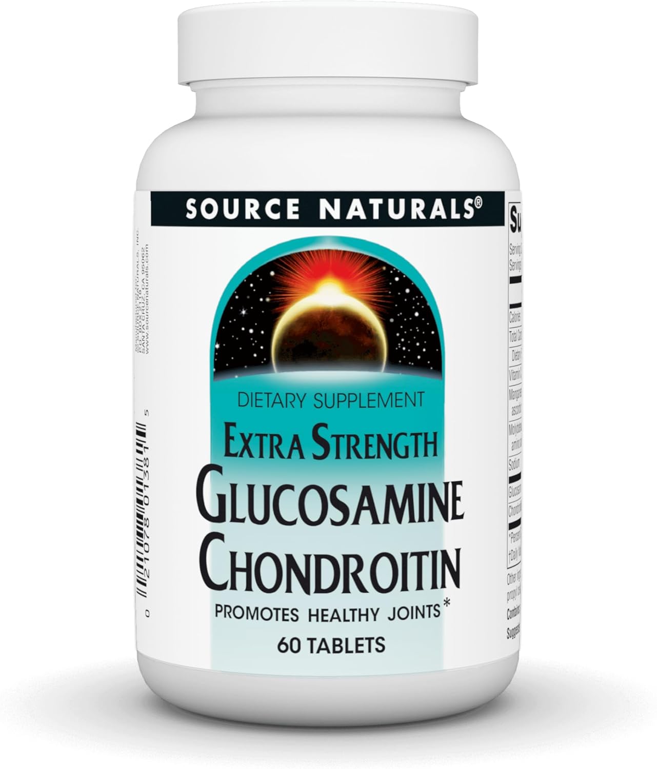Source Naturals Extra Strength Glucosamine Chondroitin, Promotes Healthy Joints*, 60 Tablets