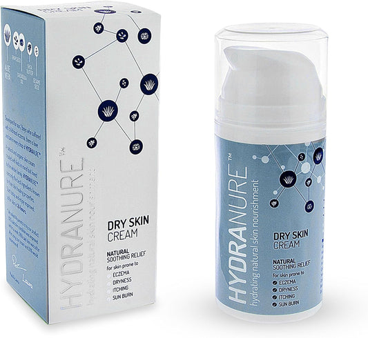 Hydranure Natural Organic Eczema Cream & Treatment For Babies & Adults-Cools Soothes Repairs & Protects Baby'S Skin By Parents For Baby Eczema & Dry Itchy Skin Adult Eczema Psoriasis Sunburn (40Ml)
