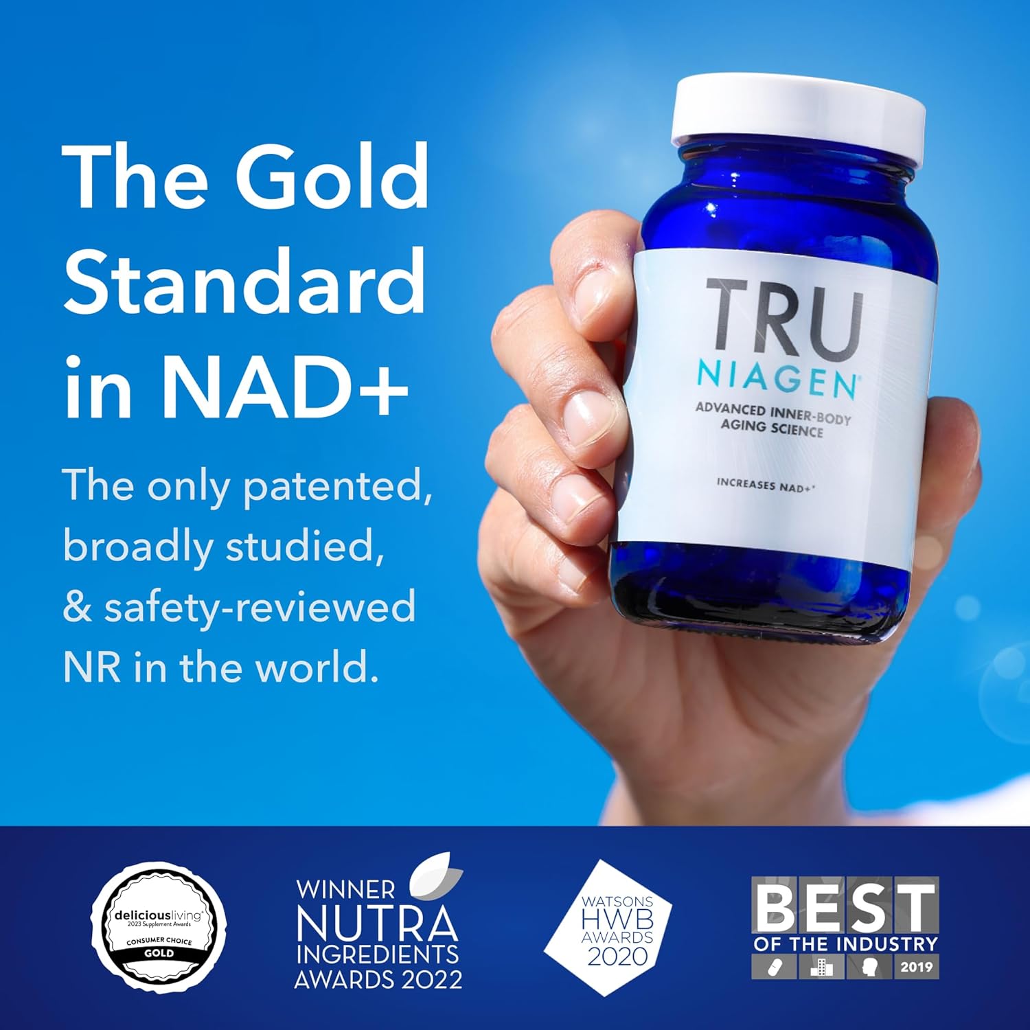 Buy Tru Niagen Patented Nad Supplement For Anti Aging And Cell Regeneration, 300 Mg Niagen, 90 Servings | Supports Cellular Energy, Brain, Muscle | Nicotinamide Riboside (Nr) Take 1 Daily | 2 Bottles On  Free Shipping On Qualified Orders