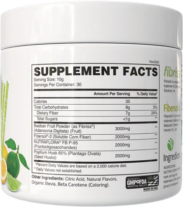 Apollon Nutrition Fiber Fuel – Premium Soluble And Insoluble Fiber Supplement For Gut Health, Digestion, And Regularity – 30 Servings – Unflavored Prebiotic Fiber Powder (30 Serving, Mixed Berry)