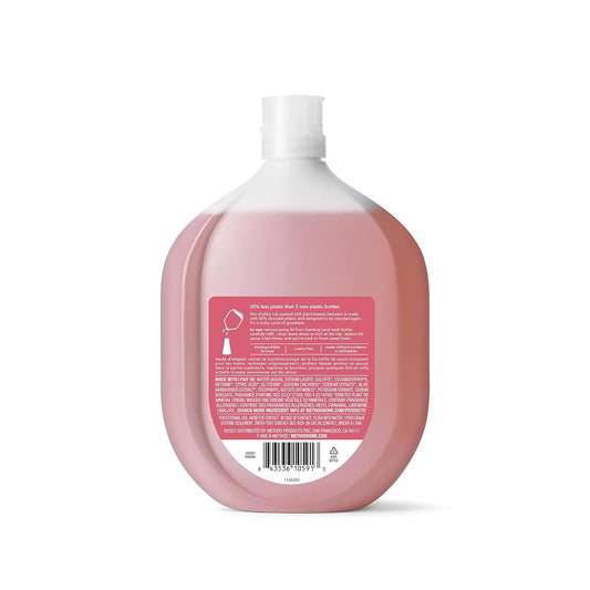 Method Foaming Hand Soap Refill, Pink Grapefruit, Recyclable Bottle, Biodegradable Formula, 28 fl oz (Pack of 4)