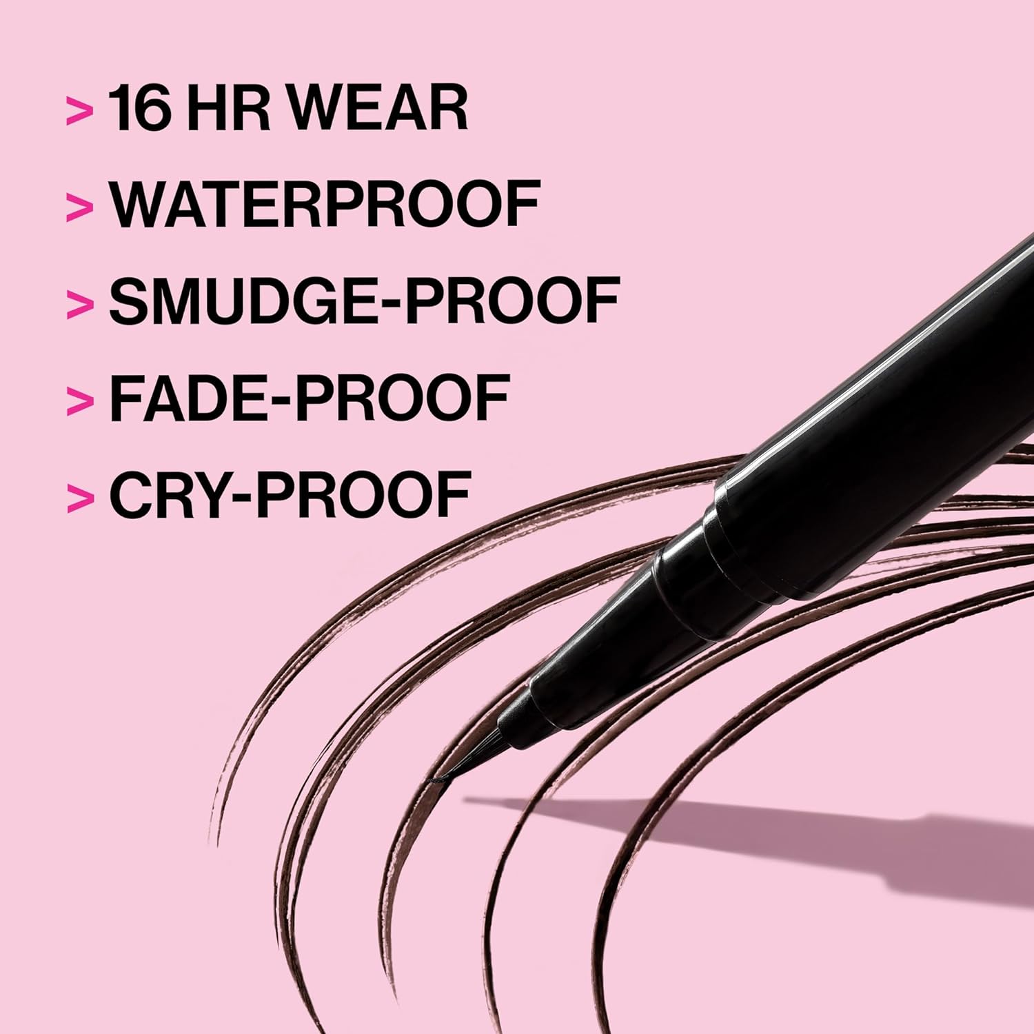 wet n wild Breakup Proof Liquid Eyeliner - Skinny, Ultra-Fine Brush, Waterproof, Long-Lasting - Cruelty-Free & Vegan - Ultra Black : Beauty & Personal Care