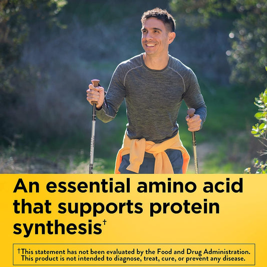 Nature Made Extra Strength L-Lysine 1000 Mg Tablets, 60 Count For Protein Synthesis