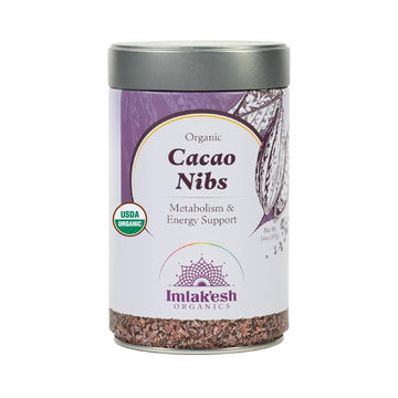 Imlakesh Organics Cacao Nibs (14Oz Metal Jar)