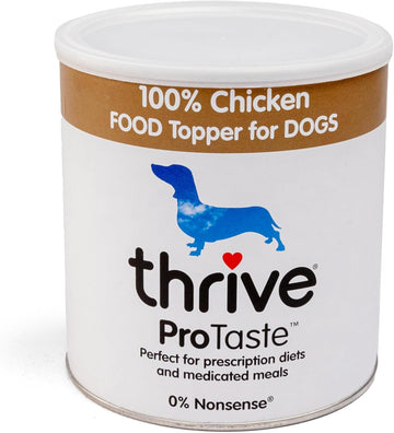Thrive Chicken Dog Food Toppers Protaste 100% Chicken Breast Freeze Dried For Pooch And Mutt Dog Food Dog Chicken Treat For Fussy Eaters Prescription Diets Hypoallergenic 170G