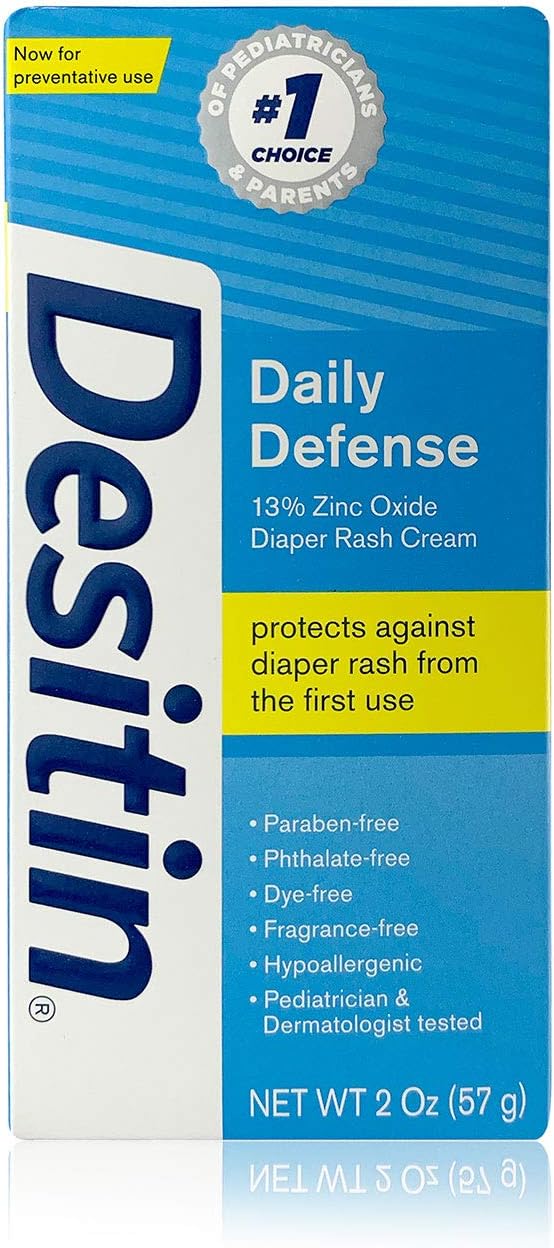 Desitin Rapid Relief Diaper Rash Cream, 2 Ounce Tube