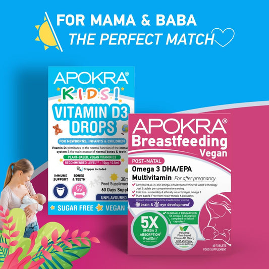 Vitamin D Drops Baby & Kids - Vegan - 60 Days Supply – 30Ml – Preservative Free And Sugar Free Kids Vitamins - Vit D 400Iu In Mct Oil - 10 Micrograms Per 0.5Ml | Apokra