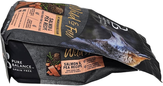 Pure Balance Salmon And Pea Recipe Dry Dog Food, 4Lb Bag, Grain Free