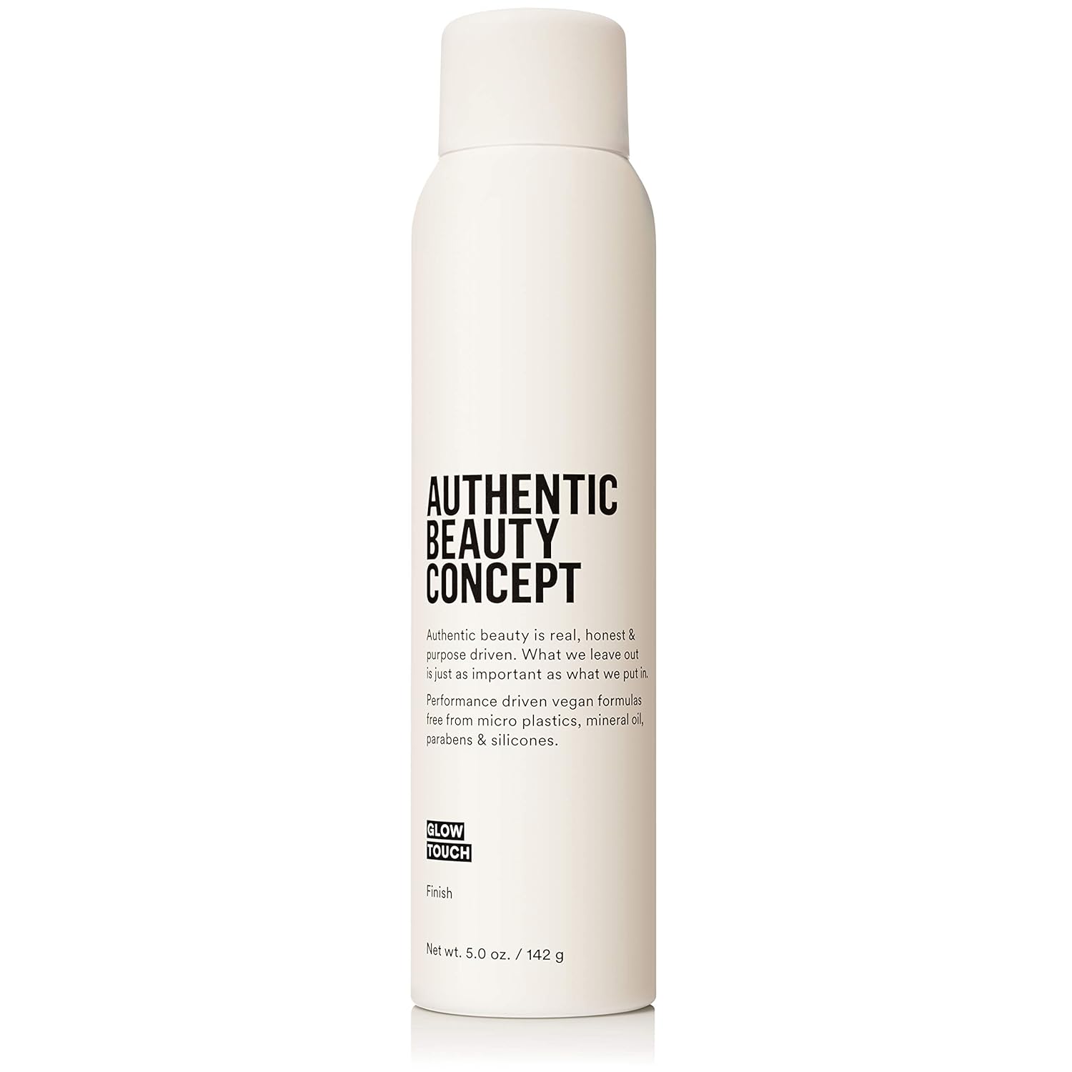 Authentic Beauty Concept Glow Touch | Finishing Spray | Shine Spray | Soft & Smooth Finish | All Hair Types | Vegan & Cruelty-Free | Silicone-Free | 5 Oz