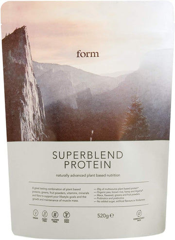 Form Superblend - Vegan Protein Powder, 20G Plant Protein (Chocolate Salted Caramel)