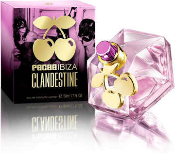 Pacha Ibiza Clandestine Eau De Toilette For Women - Long Lasting - Elegant, Sexy And Femenine Fragance - Fruity And Floral Notes - Ideal For Day Wear - 50 Ml