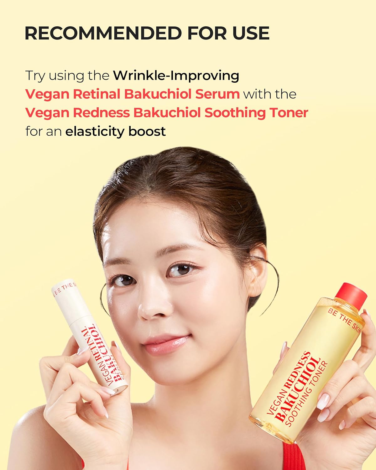 Be The Skin Vegan Redness Bakuchiol Soothing Toner - Gentle Ph Balancing Redness Relief Face Toner With Heartleaf Extract - Pore Tightening, Soothing For Sensitive Skin, 8.45 Fl.Oz. : Beauty & Personal Care