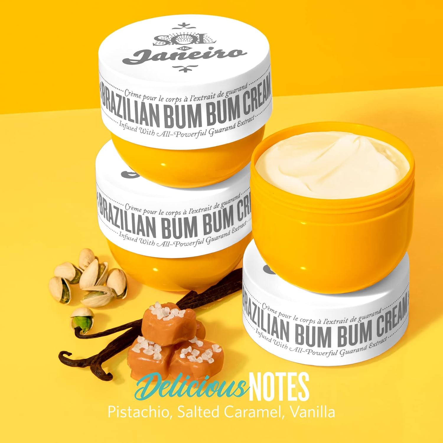SOL DE JANEIRO Brazilian Bum Bum & Beija Flor Cream Bundle - Moisturizer for Dry Skin, Vegan, Paraben-Free, Antioxidant, 6.76 Fl Oz