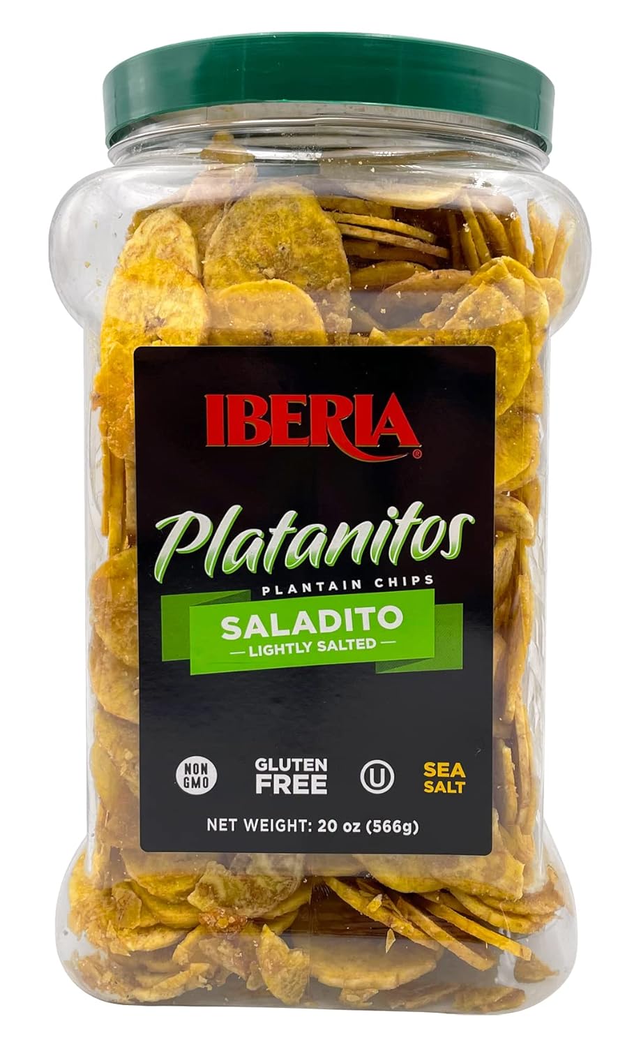 Iberia Saladito Lightly Salted Plantain Chips , 20 Oz