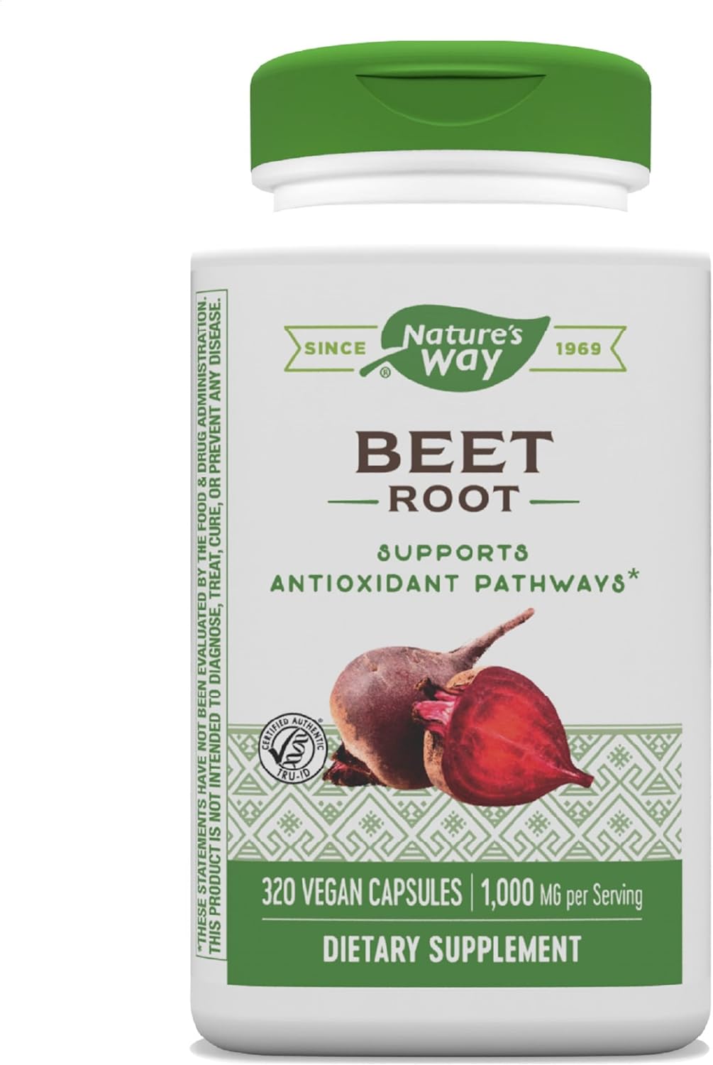 Nature'S Way Beet Root, 1000 Mg Per Serving, 320 Capsules