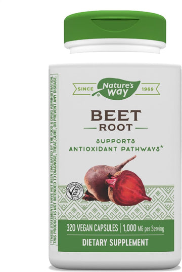 Nature'S Way Beet Root, 1000 Mg Per Serving, 320 Capsules