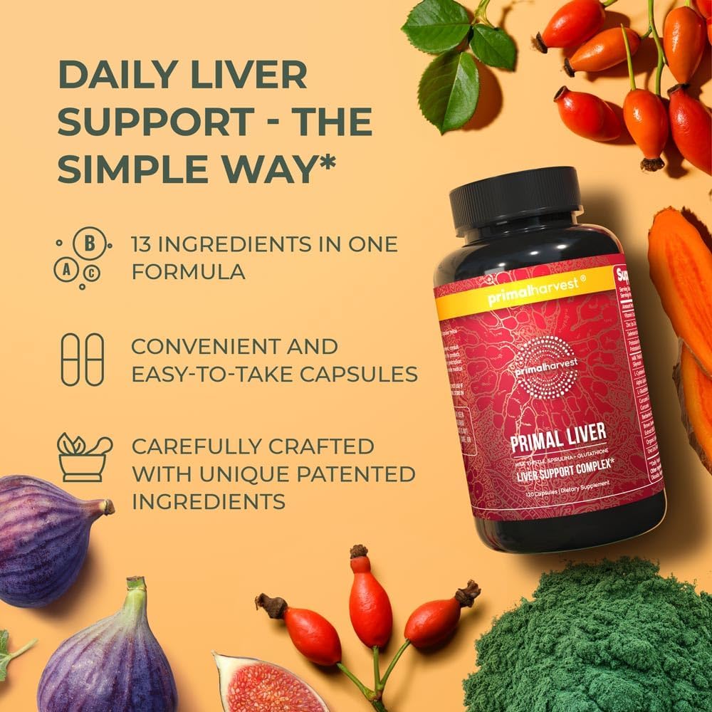 Primal Harvest Full Body Detox Cleanse, Primal Total Cleanse Works as Colon Cleanse, Liver Cleanse, Kidney Cleanse, Gut Cleanse, Bowel Cleanse, Intestinal Cleanse, & Stomach Cleanse, 60 Detox Pills : Health & Household