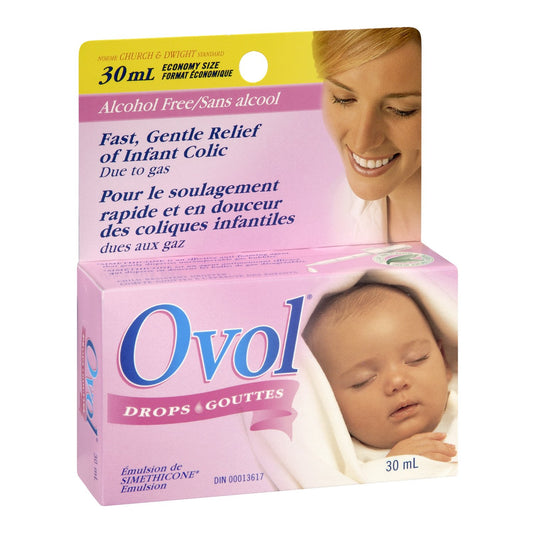 Infant DROPS for Fast & Gentle Relief of Infant Colic Gas 30 ml Made in Canada