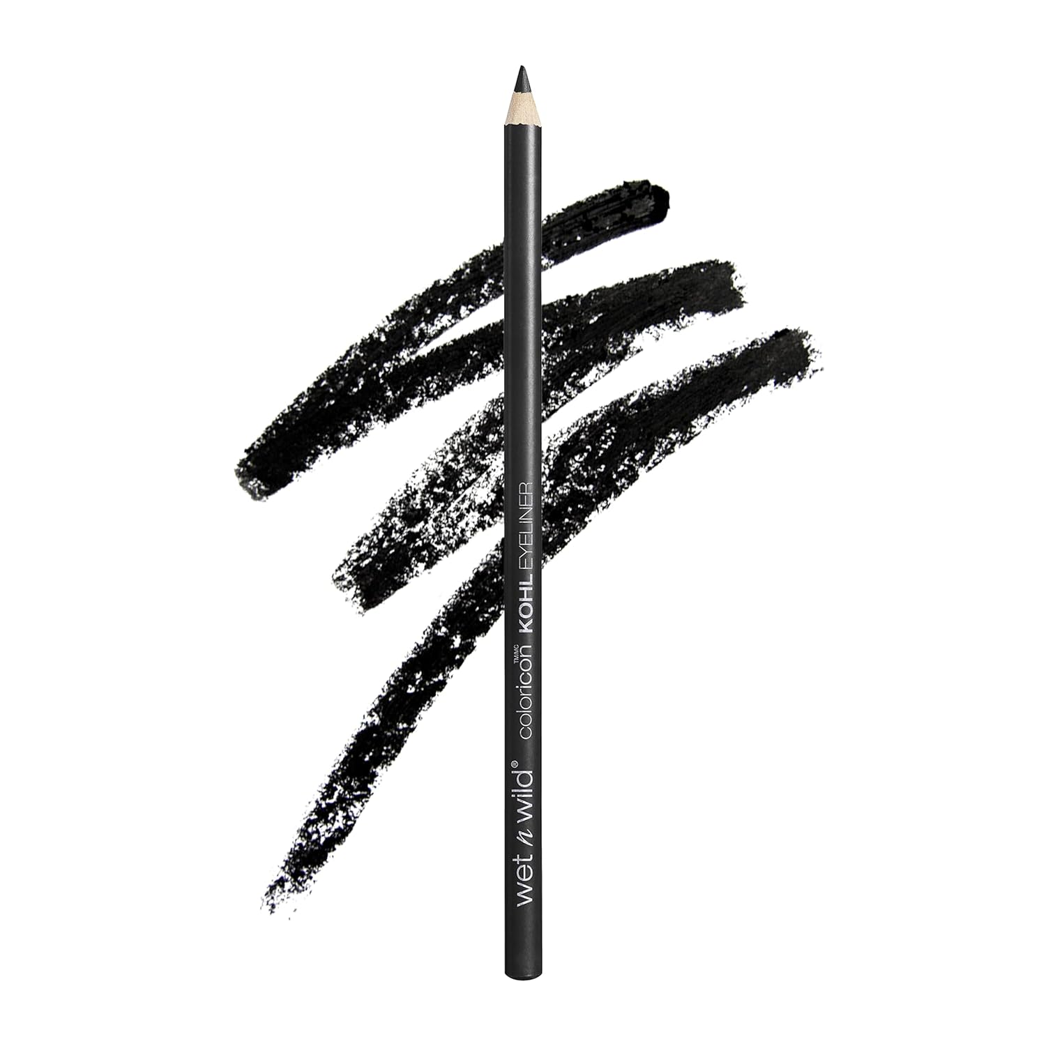 Wet N Wild Color Icon Kohl Eyeliner Pencil - Rich Hyper-Pigmented Color, Smooth Creamy Application, Long-Wearing Matte Finish Versatility, Cruelty-Free & Vegan - Baby'S Got Black