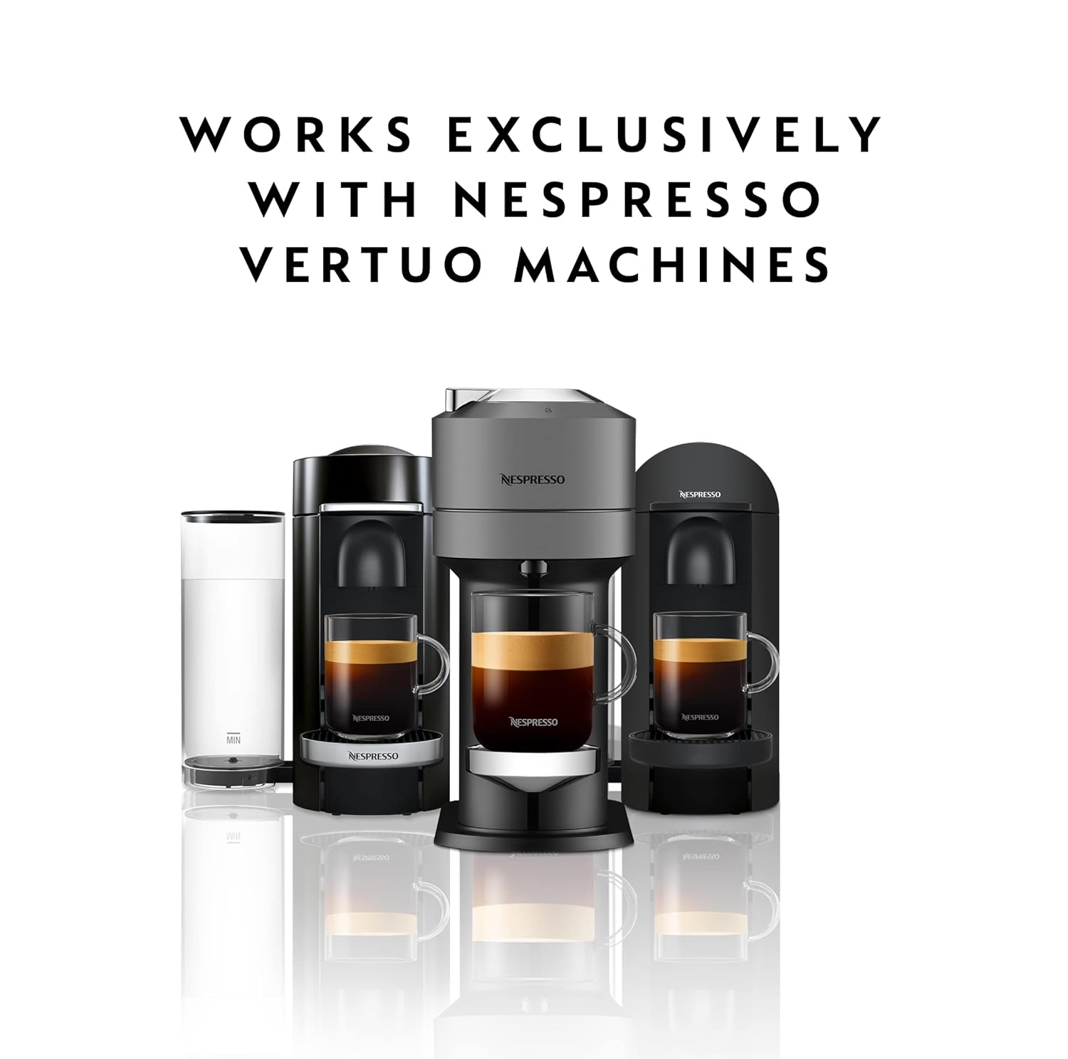 Nespresso Capsules Vertuo, Altissio, Medium Roast Espresso Coffee, 50 Count Coffee Pods, Brews 1.35Oz