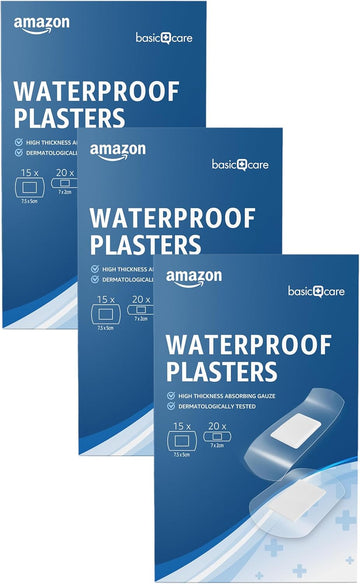 Amazon Basic Care Children'S Plasters 40 Plasters (Pack Of 2)