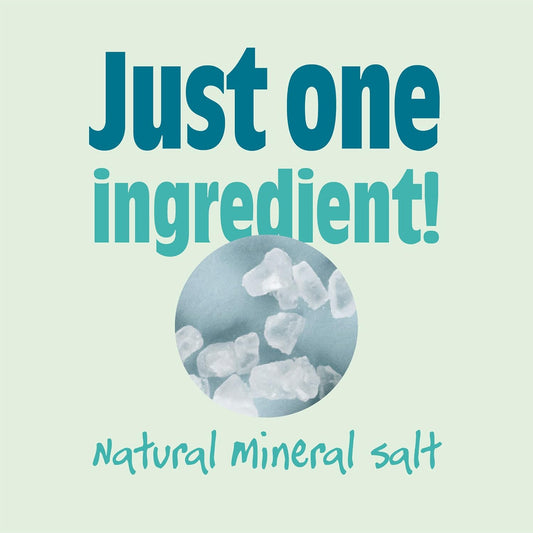 Salt Of The Earth - Travel Sized Natural Deodorant Crystal - Fragrance Free, Vegan, Long Lasting Protection, Leaping Bunny Approved - Unscented - 50G