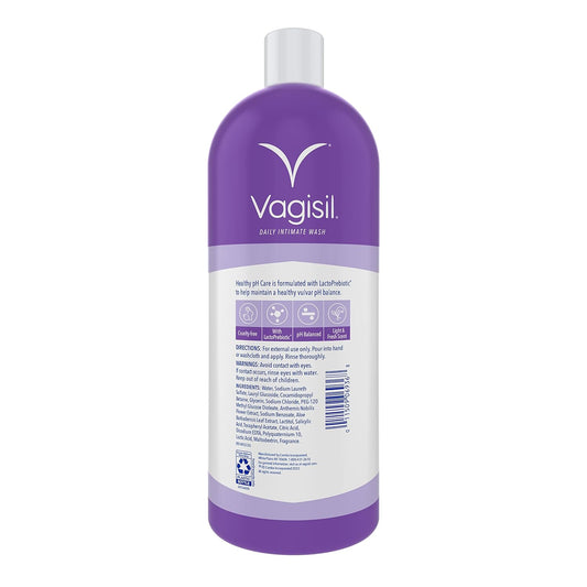 Vagisil Healthy pH Care Daily Intimate Feminine Wash for Women, Gynecologist Tested, 34 Fl Oz (1L)