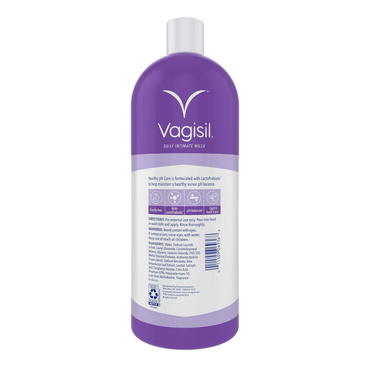 Vagisil Healthy Ph Care Daily Intimate Feminine Wash For Women, Gynecologist Tested, 34 Fl Oz (1L)