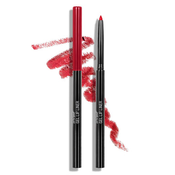 Wet N Wild Lip Liner Perfect Pout Matte Retractable Gel Lip Liner Pencil, Red The Scene