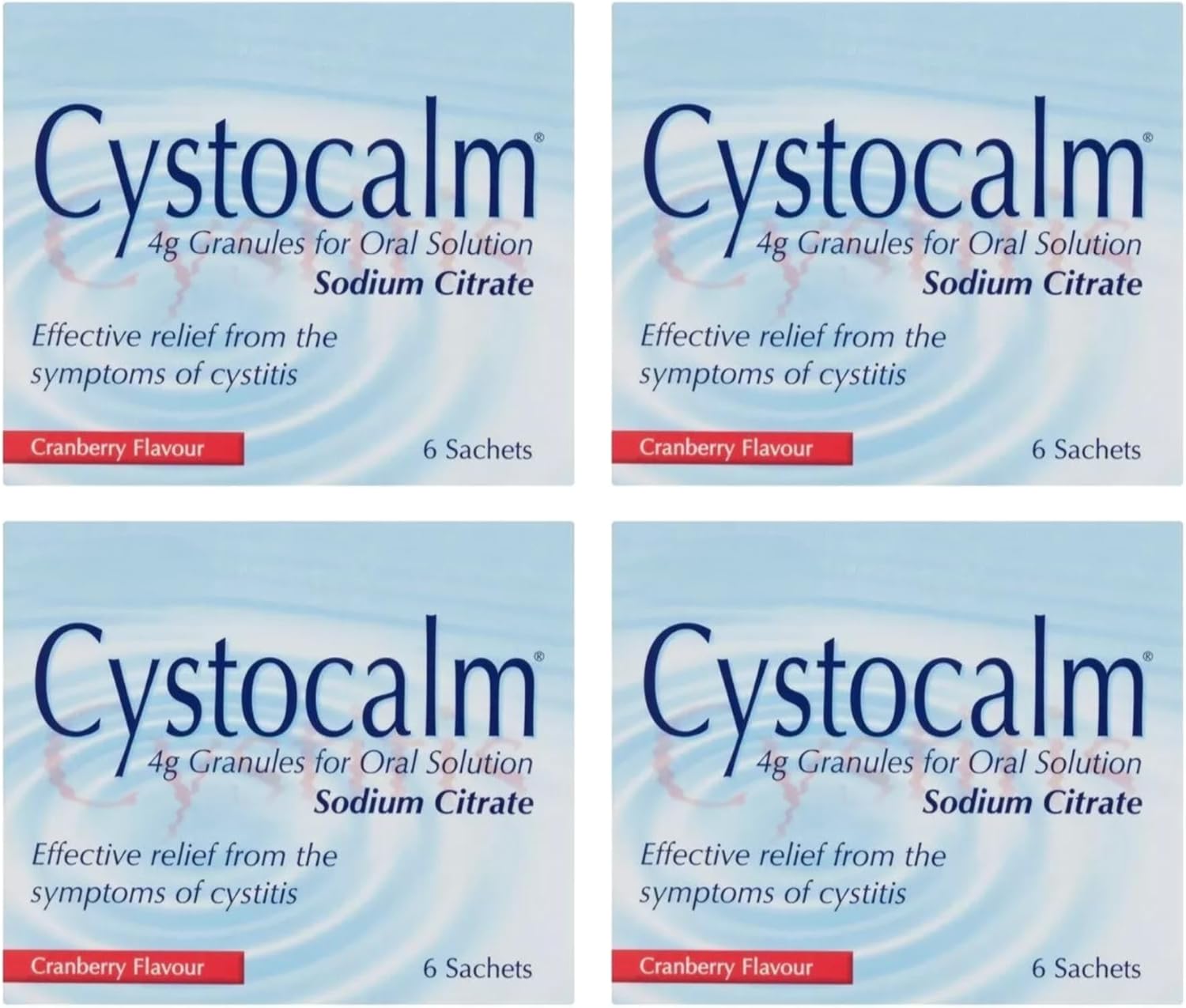 Cystitis Relief Sachets | Fast-Acting Cystitis Treatment For Women | Pack Of 4X6 For Effective Urinary Tract Support