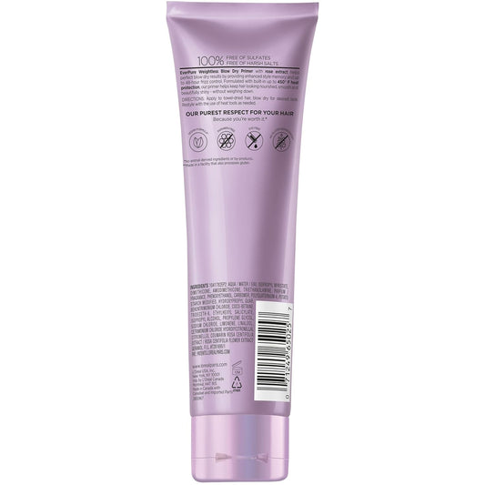 L’Oréal Paris Blow Dry Primer For 48 Hr Frizz Control, Sulfate Free, Everpure 5.1 Fl Oz