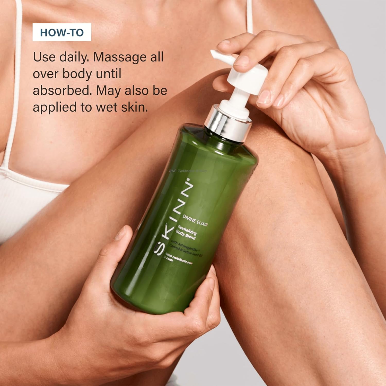 Skinn Natural Body Lotion, Ayurvedic Body Blend - Divine Elixir Revitalizing Natural Lotion For Dry Skin - Soothing, Cooling, & Moisturizing Ashwagandha Body Lotion For Wrinkles & Stretch Marks : Beauty & Personal Care