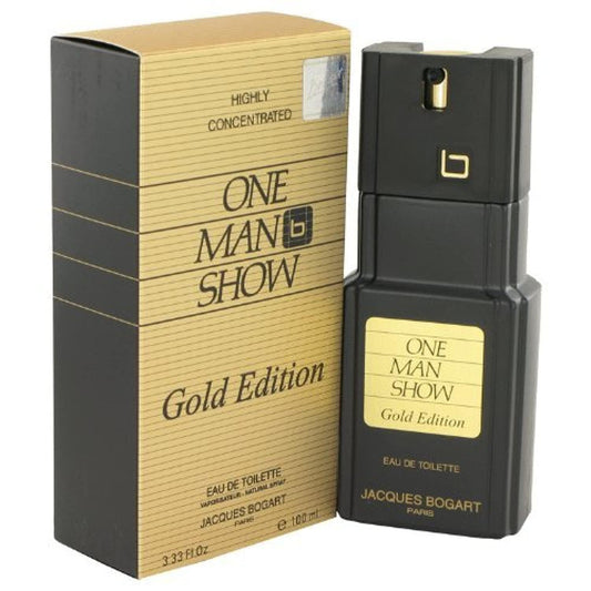 One Man Show Gold By Jacques Bogart Eau De Toilette Spray 3.3 Oz Men : Beauty & Personal Care