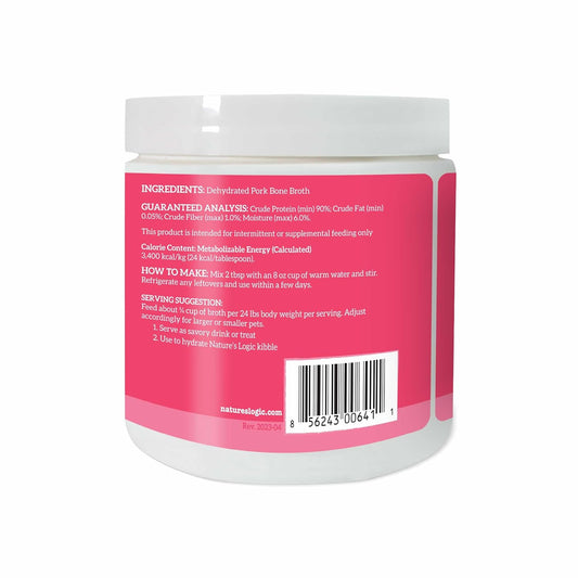 Nature'S Logic Dehydrated Pork Bone Broth, 6Oz