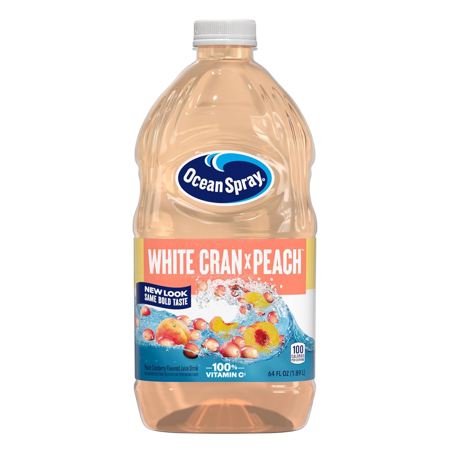 Ocean Spray® White Cran-Peach Juice Drink, 64 Fl Oz Bottle (Pack Of 1)