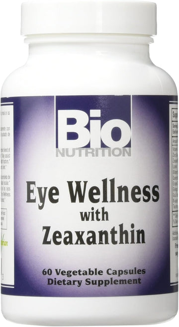 Bio Nutrition Eye Wellness 60 Vegetarian Capsules | Zeaxanthin | 60 Servings Per Bottle | Supports Eye And Vision Health | Vitamin A & Zinc