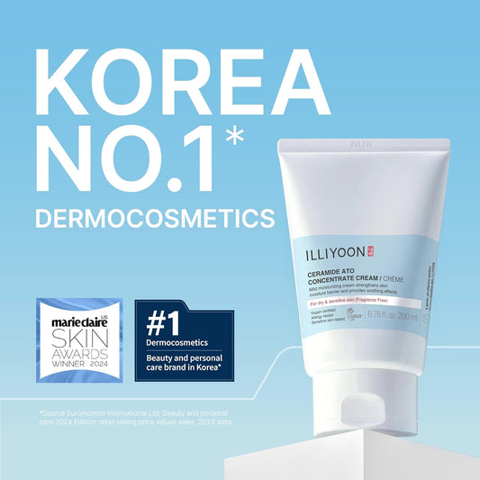 Illiyoon Ato Cream 200Ml With Cleansing Foam