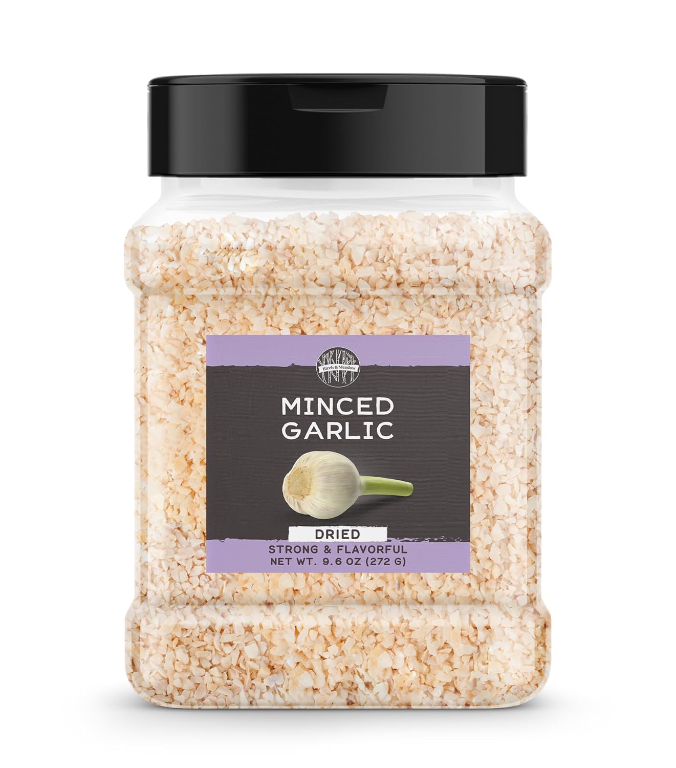 Birch & Meadow Dried Minced Garlic, 9.6 Oz, Kitchen Staple, Savory Flavor