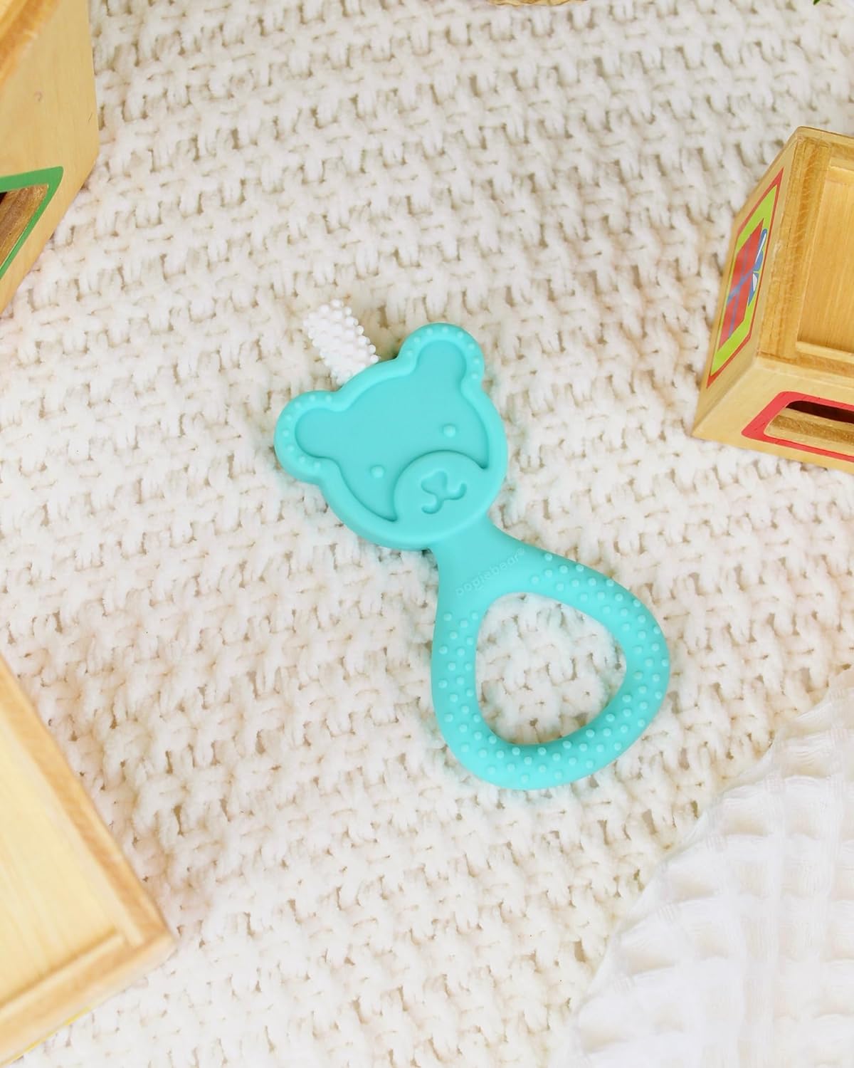 oogiebear Baby Care Bundle Teether Toothbrush - Earwax Remover with Nose Sucker : Baby