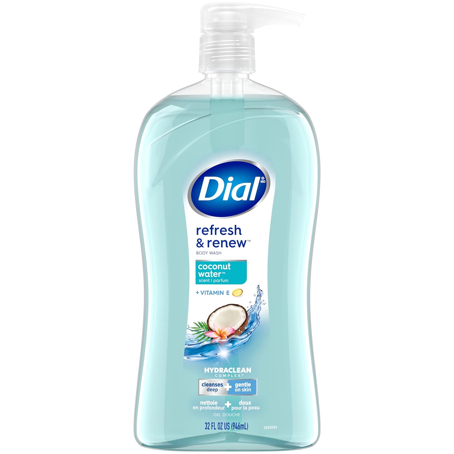 Dial Body Wash, Refresh & Renew Coconut Water, 32 Fl Oz