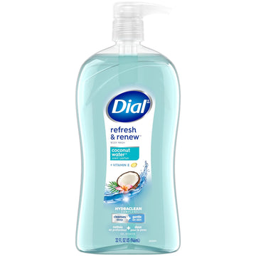 Dial Body Wash, Refresh & Renew Coconut Water, 32 Fl Oz