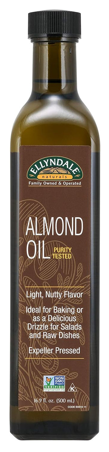 Now Foods, Almond Oil, Light Nutty Flavor, Expeller Pressed, Non-Gmo Project Verified, 16.9-Ounce