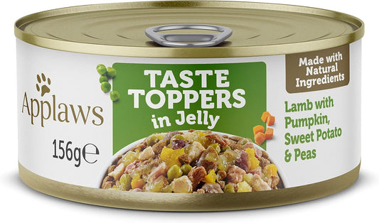 Applaws Natural Wet Dog Food Tins, Grain Free Lamb with Vegetables in Jelly, 156g (Pack of 12)?TT3113CE-A