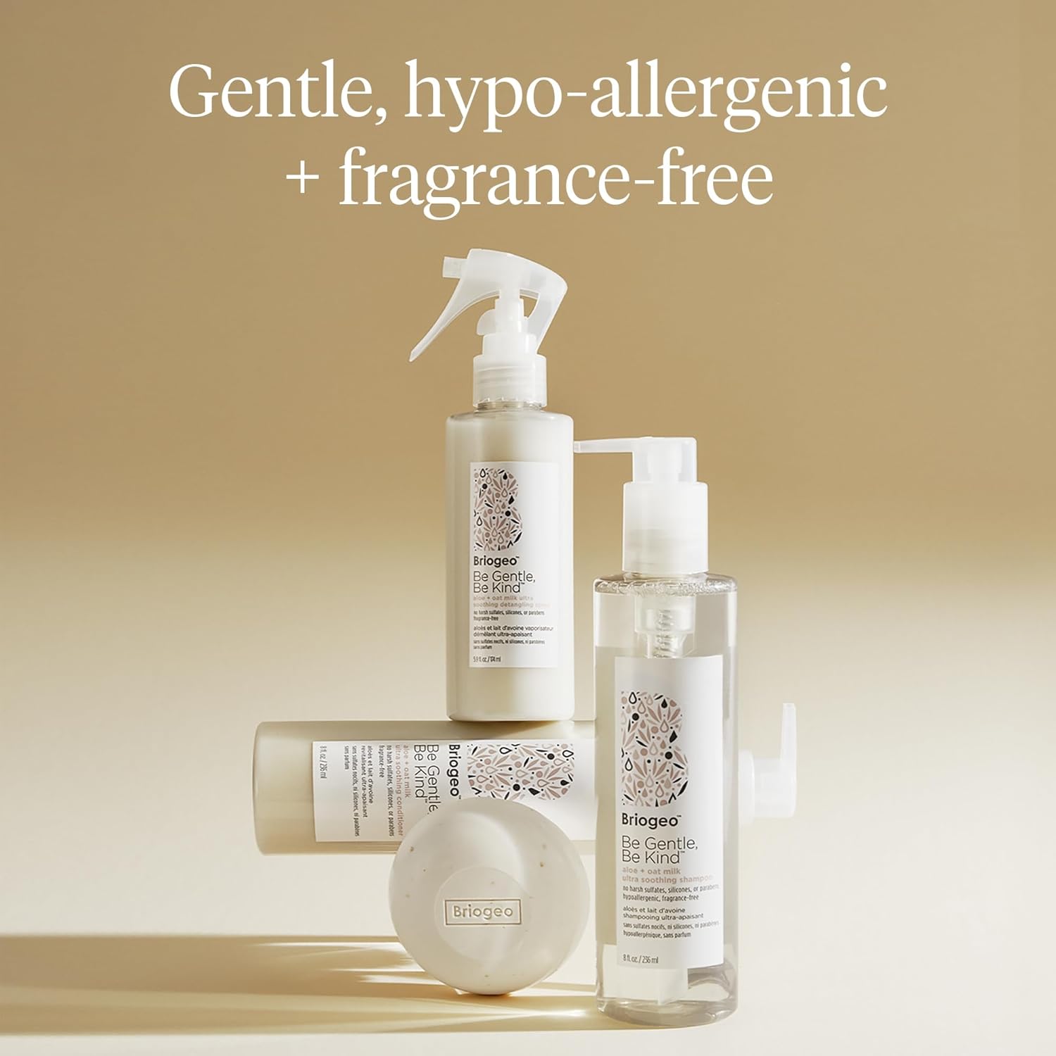 Briogeo Be Gentle, Be Kind Aloe + Oat Milk Ultra Soothing Conditioner | Fragrance Free, Hypoallergenic and Dermatologist-Approved | Vegan, Phalate & Paraben-Free | 236ml : Amazon.co.uk: Beauty