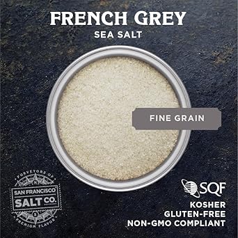 French Grey Sea Salt 2 Lb. Bag Fine Grain - Sel Gris By San Francisco Salt Company