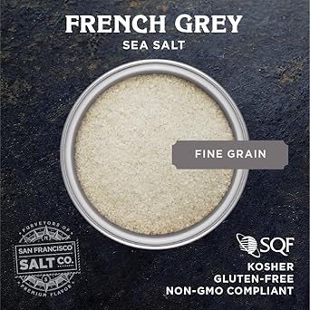 8 Oz. Chef'S Jar - French Grey Sea Salt - Sel Gris By San Francisco Salt Company