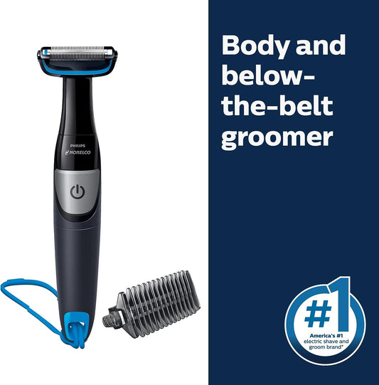 Philips Norelco Bodygroom Series 1100, Bg1026/60, Showerproof Body Hair Trimmer And Groomer For Men