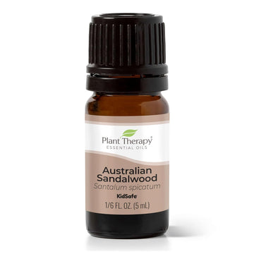 Plant Therapy Australian Sandalwood Essential Oil 100% Pure, Undiluted, Natural Aromatherapy For Diffusion And Body Care, Therapeutic Grade 5 Ml (1/6 Oz)