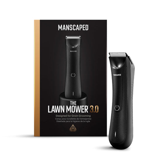 Manscaped® The Lawn Mower® 3.0, Electric Groin Hair Trimmer, With Additional Skinsafe® Replaceable Ceramic Blade, Waterproof Wet/Dry Clippers, Standing Recharge Dock, Male Body Hair Razor